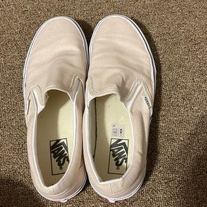 EUC Vans khaki canvas women’s size 10